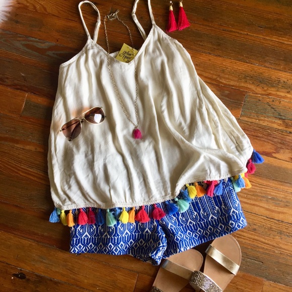 Judith March Other - Judith March Pom Pom Romper